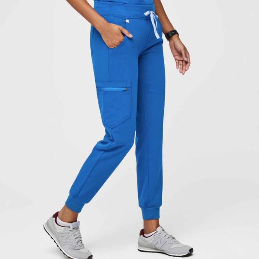 Figs 'Zamora' Jogger Scrub Pants in Roya Blue Size XS Tall